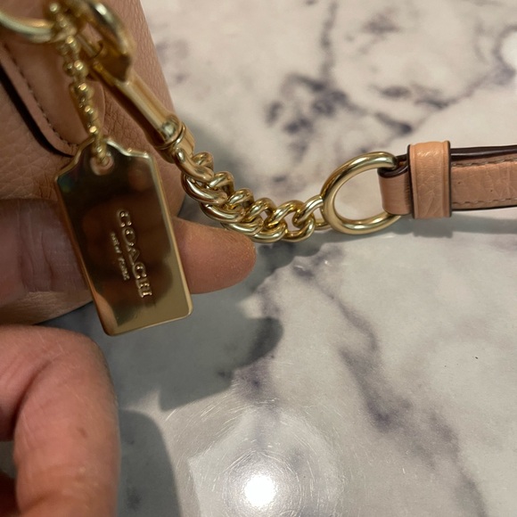 Coach Pink Crossbody Bag with Floral Accents - Picture 6 of 9